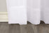 No. 918 Emily Sheer Voile Single Curtain Panel, 59 x 108 Inch, White