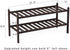 BAMEOS 2-Tier Shoe Rack,Bamboo Stackable Shoe shelf Storage Organizer,27.2"x11"x13.2" For Entryway, Hallway, and Closet