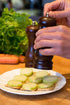 COLE & MASON Capstan Wood Salt Grinder - Wooden Mill Includes Precision Mechanism, 6.5 inch