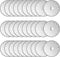 30 Pieces 45 mm Rotary Cutter Blade Round Quilting Blades Rotary Replacement Cutting Blade Sewing Cutter Blade for Quilting, Stitching, Patchwork, Crafts and Sewing