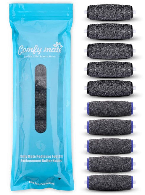 Premium 5 Extra Coarse & 5 Regular Coarse Replacement Refill Roller for Amope Pedi Refills Electronic Perfect Foot File