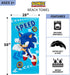 Franco Kids Super Soft Cotton Beach Towel, 58 in x 28 in, Sonic The Hedgehog