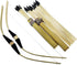 Adventure Awaits! - 2-Pack Handmade Wooden Bow and Arrow Set - 20 Wood Arrows and 2 Quivers - for Outdoor Play