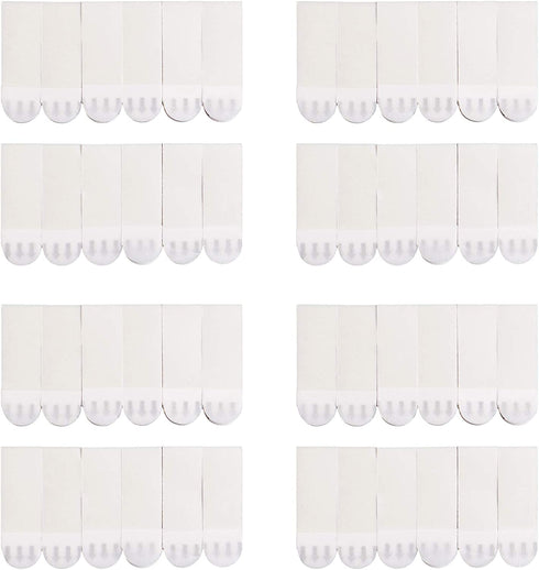 120 Pieces Small Refill Strips Poster Strips Heavy Duty, Removable Double Sided Adhesive Damage Free Picture Hanging Replacement for Indoor Hooks Caddies(Small)