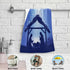 Nativity Oh Holy Night Christmas Hand Bath Towel Highly Absorbent Soft Hanging Towels Traditional Story Winter Kitchen Dish Towel Set Washcloth 2pcs