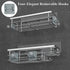 Nieifi Shower Caddy with Hooks, Shower Shelf Organizer Basket Rack Storage Rustproof Adhesive Bathroom Shelves, Drill Free 2 Pack
