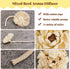 15 Pieces Diffuser Mixed Sola Flowers Natural Material Aromatherapy Reed Wood Flowers Decorative Aromatherapy Flower Placement Refill Wood Flower Diffuser with Rope for Home Fragrance