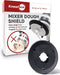 KneadAce Dough Hook Shield For Kitchen Aid - Prevents Your Dough from Climbing Up and Clogging Up Your Mixer Mess Free Mixer Accessory Compatible With Most KitchenAid C Shape Dough Hooks (Dark Grey)