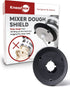 KneadAce Dough Hook Shield For Kitchen Aid - Prevents Your Dough from Climbing Up and Clogging Up Your Mixer Mess Free Mixer Accessory Compatible With Most KitchenAid C Shape Dough Hooks (Dark Grey)