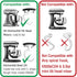 KneadAce Dough Hook Shield For Kitchen Aid - Prevents Your Dough from Climbing Up and Clogging Up Your Mixer Mess Free Mixer Accessory Compatible With Most KitchenAid C Shape Dough Hooks (Dark Grey)