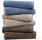 Cleanbear Cotton Washcloths Bath Wash Cloth Set 13 x 13 Inches, 6-Pack Face Cloths with 3 Colors