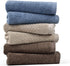 Cleanbear Cotton Washcloths Bath Wash Cloth Set 13 x 13 Inches, 6-Pack Face Cloths with 3 Colors