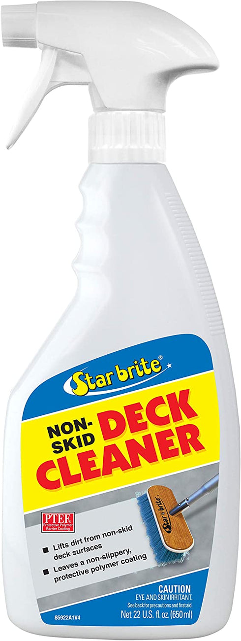 STAR BRITE Non-Skid Deck Cleaner & Protectant - Wash Grime out of Non-Slip Surfaces & Protect from Future Stains - 22 OZ Spray (085922P)