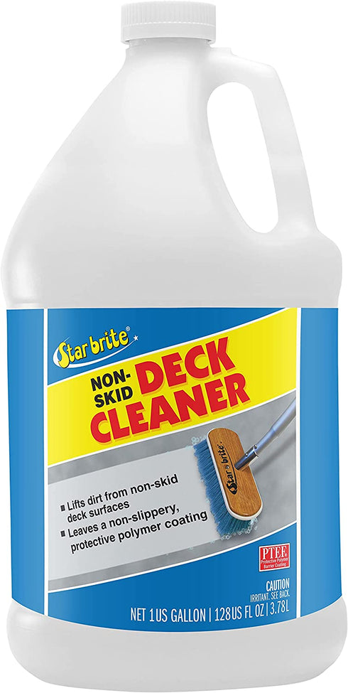 STAR BRITE Non-Skid Deck Cleaner & Protectant - Wash Grime out of Non-Slip Surfaces & Protect from Future Stains - 1 GAL (085900N)