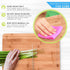 Extra Large Bamboo Kitchen Cutting Board by Fresh Nest Co. | XL 16 x 12 Wood Cutting Board with Handle | Thick Wooden Cutting Board with Juice Groove made with Organic Sustainable and Durable Bamboo