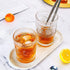 CZUMJJ 10 oz Romantic Water Glasses 6 Pack Premium Drinking Glasses Tumblers Vintage Glassware Set, Perfect for Drinking Whiskey, Juice, Beverages, Beer, Cocktail