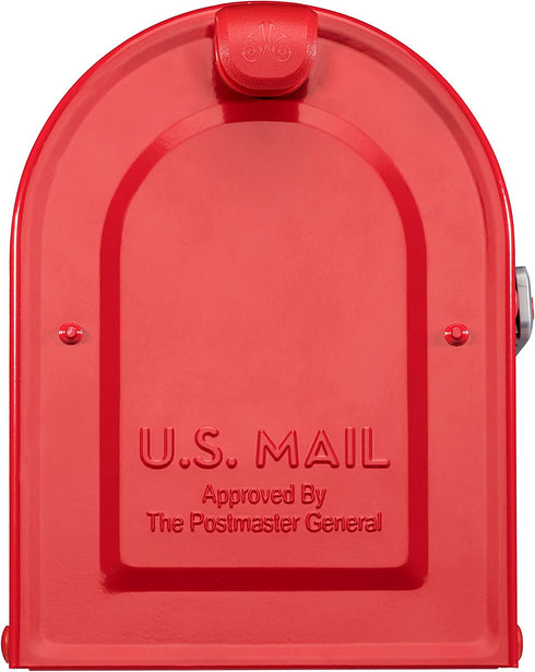 ARCHITECTURAL MAILBOXES 7600R MB1 Mailbox, Medium, Red