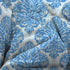 Lux Decor Collection Duvet Cover - 3 Pc Queen Duvet Cover Set - Soft Microfiber Zipper Closure Bedding - Comforter Cover with Matching Pillow Shams (Full/Queen, Medallions Blue)
