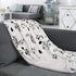 TILLYOU Reversible Plush Sherpa Fleece Baby Blanket for Boys, Girls, Kids, Toddler, Infant, Newborn, 40?x50? - Fuzzy Fluffy Warm Throw Blanket for Toddler Bed, Crib, Stroller, Bassinet, Pet, Reindeer