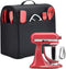 OUOLife Stand Mixer Cover Dust Proof Bag Compatible with KitchenAid Electric Mixer (Black, Fit for Tilt Head 4.5 and 5 Quart)