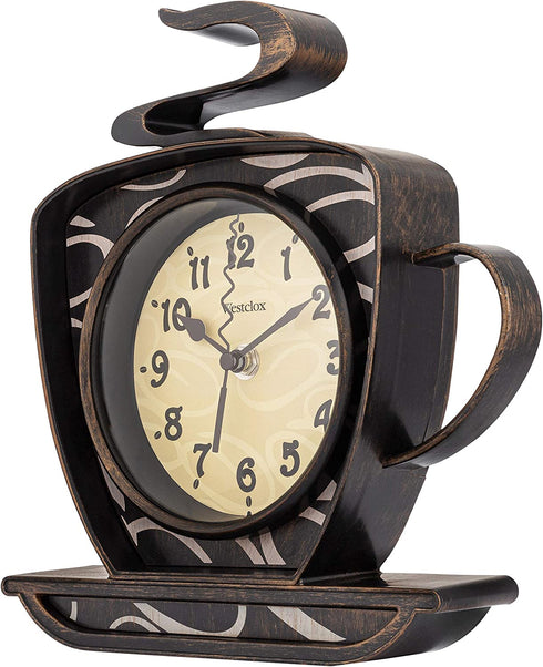 Westclox 10.25 Coffee Cup, 3-D Wall Clock Model# 32038