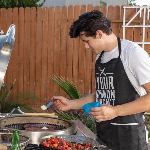 Funny Apron for Women and Men - Adjustable Chef Apron for Grilling, Cooking, BBQ