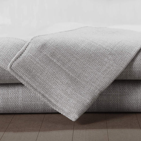 HPD Half Price Drapes Grommet Faux Linen Room Darkening Curtain (1 Panel) 50 X 120, BOCH-LN1857-120-GR, Oatmeal
