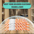 Vacuum Storage Bags 10Pack Small (23.6"x15.7") Reusable Vacuum Sealer bags, Compression Bags with Hand Pump for Clothes, Dresses, Travel