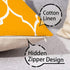 pinata Yellow Pillow Covers 18x18 Set of 4 Decorative Outdoor Throw Pillows Cases Spring Summer Fall Daybed Mustard Farmhouse Modern Geometric Square Decorations for Sofa Couch Home Cushion Covers