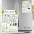 Kitchen Measurement Conversion Chart Modern Farmhouse Design | 8x6 Inch Refrigerator Magnet | Magnetic Kitchen Reference Table w/ Safe Cooking Temperature Guide - Slow Cooker, Instant Pot Cheat Sheet