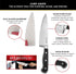 Sabatier Forged Stainless Steel Chef Knife with EdgeKeeper Self-Sharpening Sheath, 8-Inch
