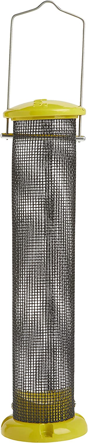 Woodlink NAWLNT Audubon Die Cast Aluminum Finch Screen Tube Wild Bird Feeder, 13-Inch,beige