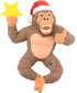 Tree Buddees King Kong Climbing The Tree Funny Christmas Tree Topper - Large 10"