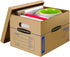 Bankers Box SmoothMove Classic Moving Boxes, Tape-Free Assembly, Easy Carry Handles, Small, 15 x 12 x 10 Inches, 5 Pack (7714902)