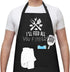 Funny Cooking Apron for Men, Women - Birthday Gifts for Mom,Wife, Dad, Gag Gifts for Boyfriend, Cooking Chef Apron