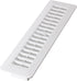 Decor Grates PL212-WH 2-Inch by 12-Inch Plastic Floor Register, White