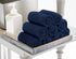 Utopia Towels Cotton Navy Washcloths Set - Pack of 24 - 100% Ring Spun Cotton, Premium Quality Flannel Face Cloths, Highly Absorbent and Soft Feel Fingertip Towels