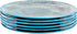 Certified International Radiance Teal Melamine 8.5"Salad/Dessert Plate, Set of 6