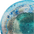 Certified International Radiance Teal Melamine 8.5"Salad/Dessert Plate, Set of 6