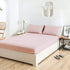 Mohap Bed Sheet Set 4 Piece Bedding Sheets & Pillowcases Set Double Brushed Microfiber Soft Bedding Fade Resistant Easy Care Full Pink