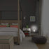 GE CoverLite LED Night Light, Decorative, Plug-in, Smart Dusk-to-Dawn Sensor, Home Décor, Ideal for Bedroom, Bathroom, Kitchen, Hallway, UL-Certified, 46459, Brushed Nickel | Geometric