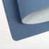 Leather Desk Pad Blotter,Wolaile 36x17 inch Big Keyboard Mouse Pad,Waterproof Non-Slip Writing Desk Computer Mat Desktop Protector for Office Home,Blue