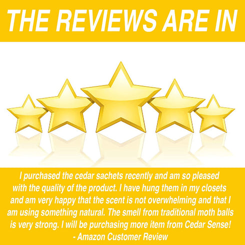 Cedar Sense Lemon Essential Cedar Sachets 8 Pack Essential Oil Infused Cedar Chips Car Air Freshener Closet Freshener Potpourri Bags Air Fresheners Sachets for Drawers and Closets