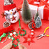 Christmas Beaded Craft Kit for Kids?30 Sets-Including 12 PCS Snowman/12 PCS Christmas Wreath /6PCS Snowflake - Xmas Holiday Ornaments for Party Tree Decorations