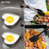 JIGUOOR Griddle Accessories, 16PCS Flat Top Grill Accessories Kit for Blackstone and Camp Chef, with Griddle Metal Spatula, Scraper, Pepper Grinder, Egg Rings, for Camping, Teppanyaki & Gas Grill