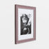 11x14 Picture Frame Distressed Rose - Matted to 8x10, Frames by EcoHome