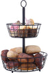 SunnyPoint Tabletop 2-Tier Countertop Fruit Basket Stand