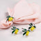 Lemon Napkin Rings Set of 4, Delicate Crafts Alloy Fruit Napkin Holder Rings Fall Table Decorations for Thanksgiving, Christmas, Wedding Banquet, Birthday, Holiday Daily Dinner, Party Decor?Lemon?