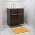 Mind Reader BAMAT-BRN Luxury Roll Up Shower Bath Mat, Anti-Slip Mat, Environment Friendly Bamboo, Brown