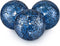 MDLUU Decorative Glass Balls, Mosaic Sphere, Decorative Orbs, Centerpiece Balls for Bowls, Vases, Dining Table Decor, Diameter 4 Inches, Pack of 3 (Turquoise)